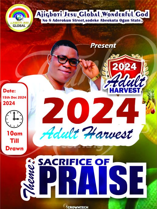 30th Adult Harvest Anniversary